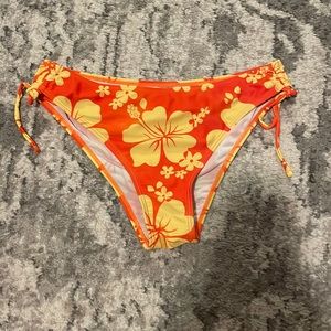 Floral Pattern  Bathing Suit Bottoms